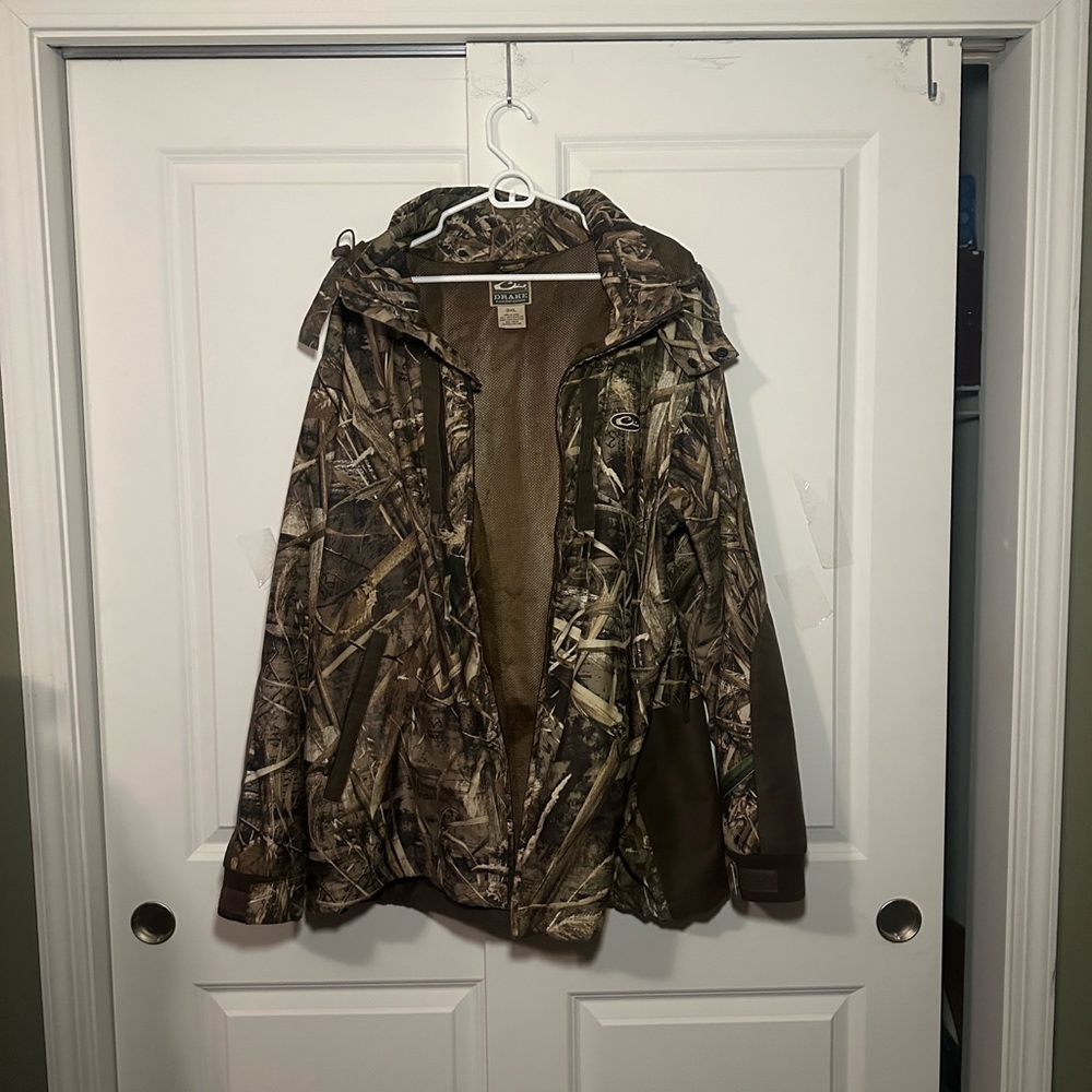 Drake Waterfowl Systems 3XL Camo Hooded Hunting Shell Jacket - Picture 6 of 6